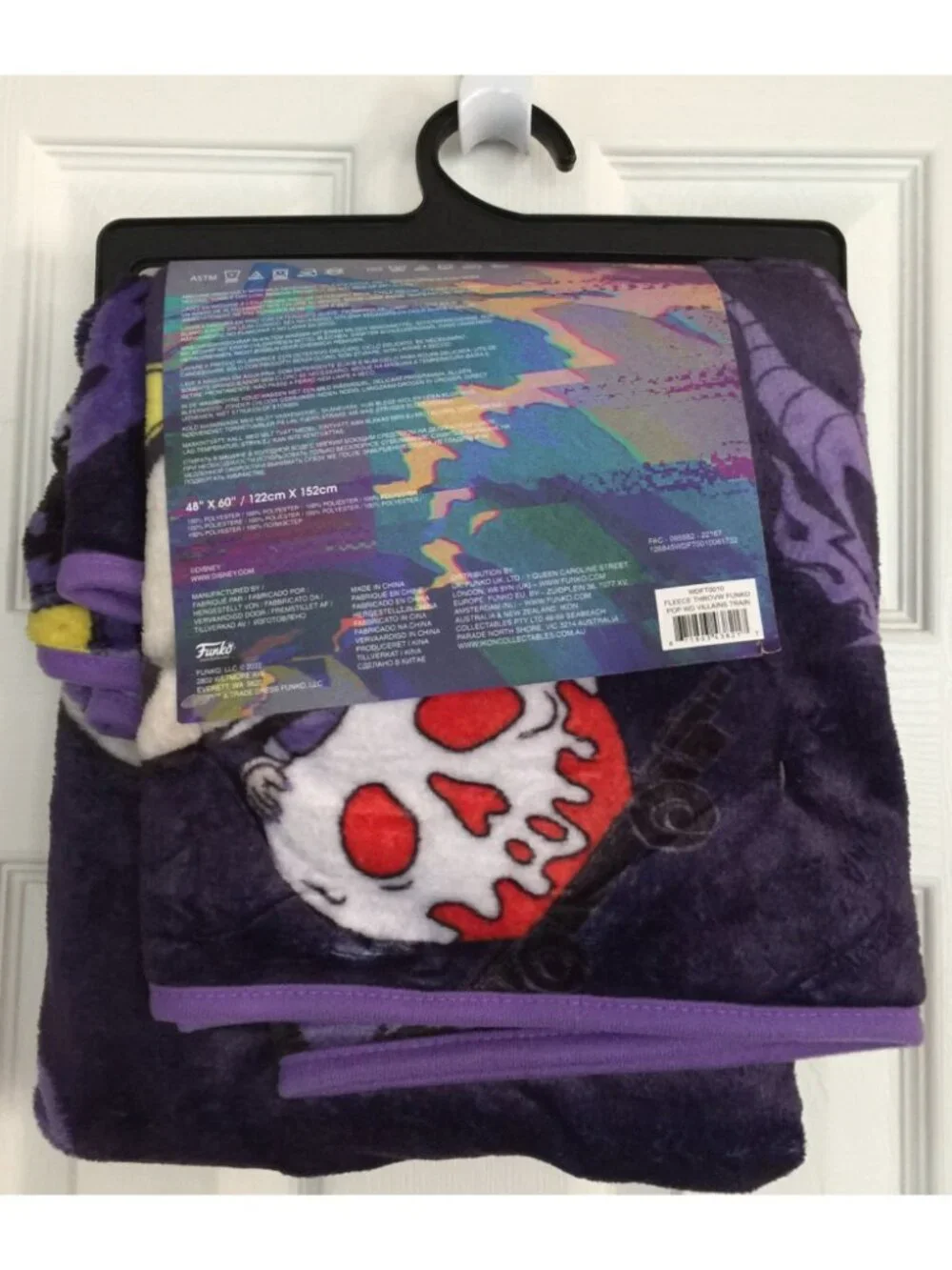 Funko POP Disney VILLAINS Fleece Plush Blanket Throw 48